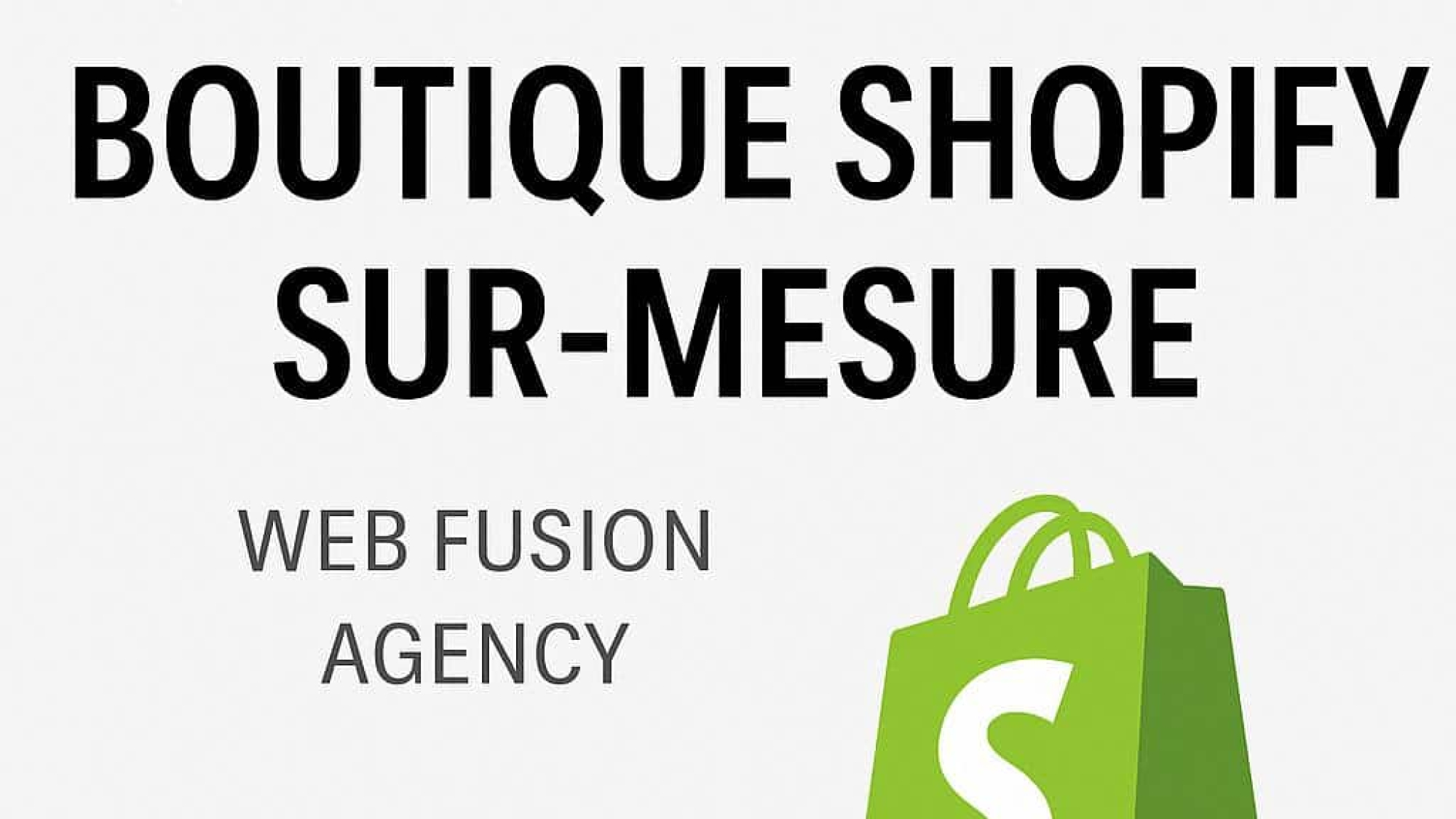 Conception boutique shopify