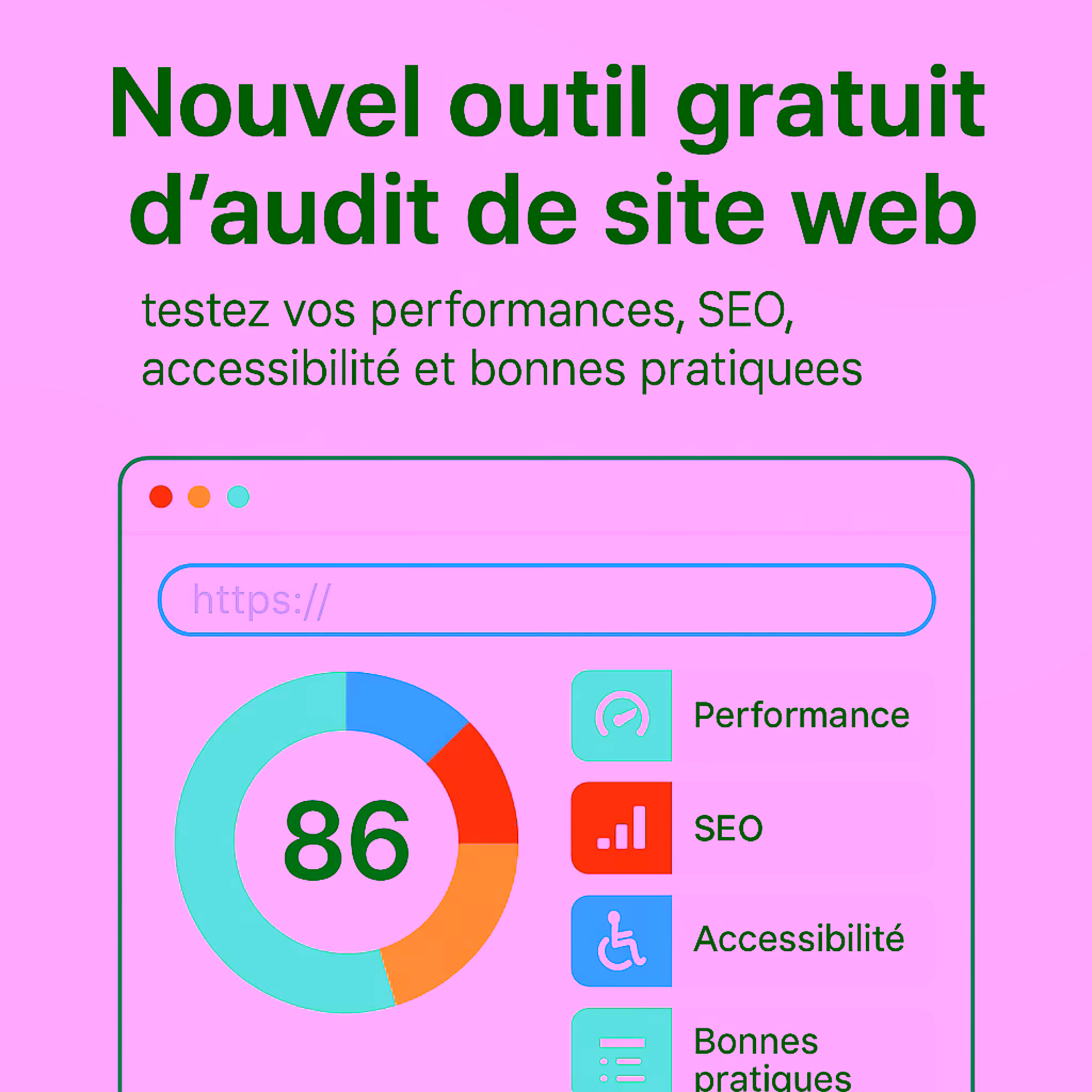 Nouvel outil gratuit d’audit de site web : testez vos performances, SEO, accessibilité et bonnes pratiques